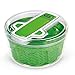 Zyliss E940013 Swift Dry Centrifuga Per Insalata, Grande, Plastica, Verde, Insalatiera con Coperchio, Scolaverdure, Lavabile in Lavastoviglie immagine