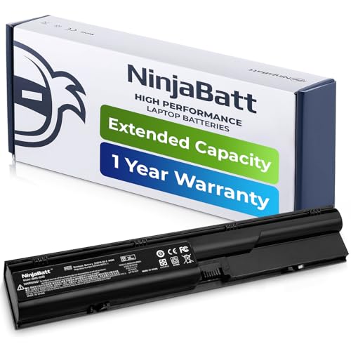 NinjaBatt Battery 633805-001 for HP ProBook 4540S 4530S