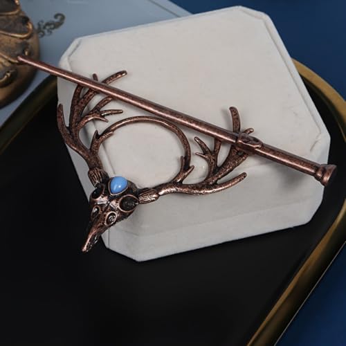 Pinza para cabello con diseño de cuernos de ciervo miniatura 5