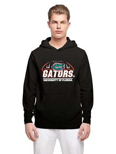 Mister Tee Mens Hoodie GATORS With Football Graphic Print Hoodie black M