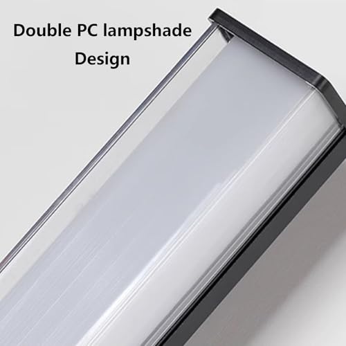 Applique murale LED extérieure noire 90cm IP65 pour terrasse