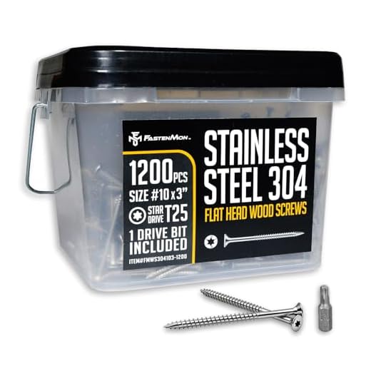 Stainless Steel Deck Screws, 1200 PCS