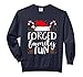 Forced Family Fun Sarcastic Christmas Lights Funny Christmas Comfort Colors Adult Sweatshirt