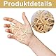 20 Stück Natürliche Seesterne,3-5cm Seestern Deko,Maritime Deko für DIY Handwerk, Seestern für Strand-Themenparty Wohnkultu, Seestern für Malerei,Hochzeitsdekoration, Heimdekoration und Bastelprojekte