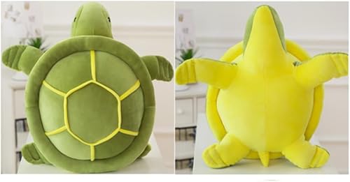 Miniatura 3 de OPHRBU Animales de peluche de tortuga, peluche suave de tortuga marina, juguetes de almohada de peluche, color verde, 1 paquete (13.7 pulgadas)