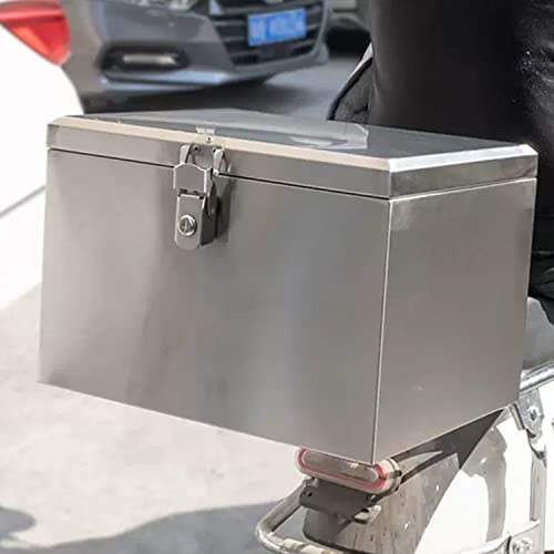 Support de coffre supérieur étanche pour moto et rangement rigide 22L