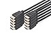 Produktbild DIGITUS HDMI High Speed Anschlusskabel, Typ A St/St - HDMI 2.0-2.0m - mit Ethernetkanal - Ultra HD 4k/60Hz - 10er Set - kompatibel mit TV/Beamer/Monitor - vergoldete Kontakte - Schwarz