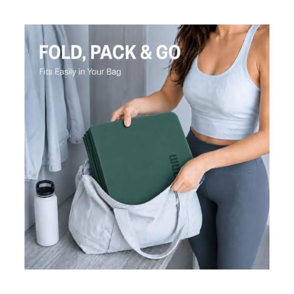 Foldable Yoga Mat 75"x31"x0.24" Portable Exercise Mat - Image 5