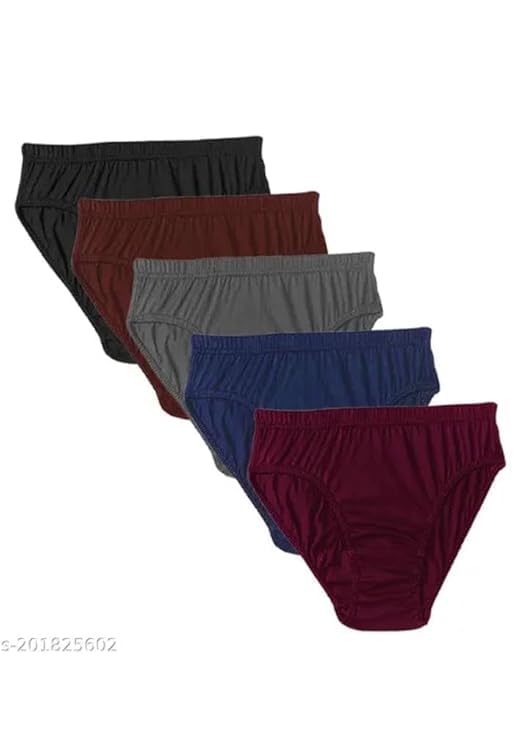 louryn koulyn Women Hipsters Panties 100% Super Soft Cotton Hipster Ladies Plain Panty/Innerwear Soft Panties Underwear Combo Pack of 5-picture-16