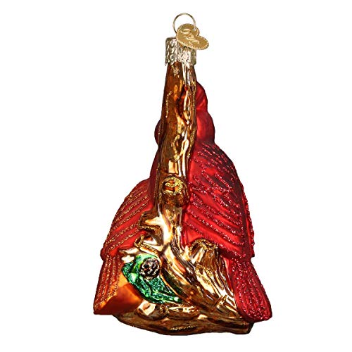 Old World Christmas Pair of Cardinals Glass Blown Ornament