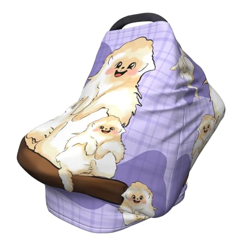 XZDHYZ Cute golden monkey Versatile full-print Stroller Chair Cover/Nursing Cover, specially designed for your baby, Black
