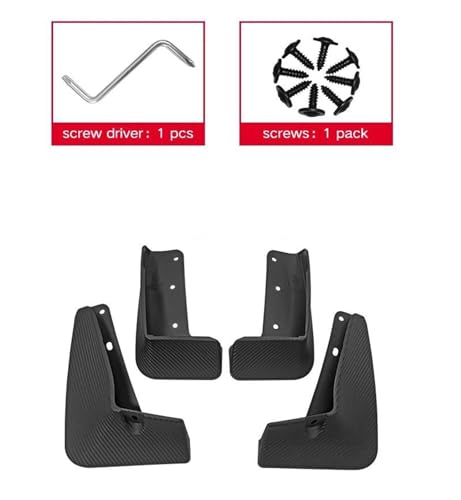 Salpicaderas i3 2013-2021 y guardabarros flaps de barro resistentes contra impactos 4