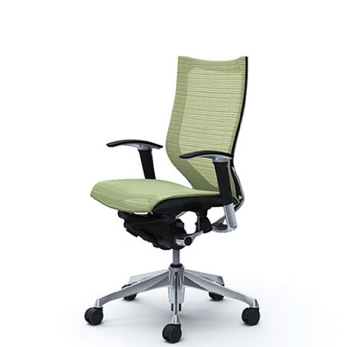 オカムラ オフィスチェア バロン ハイバック 可動肘 座メッシュ ピスタチオ CP85AR-FEH6