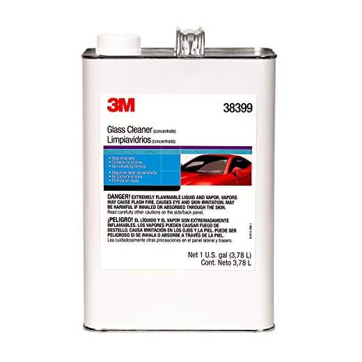 3M Body Shop Glass Cleaner, 1 Gallon