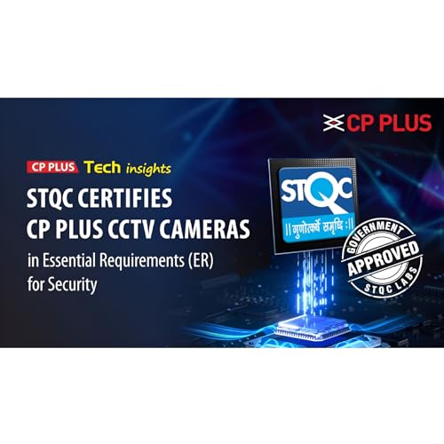 Image of CP Plus 4MP Full HD IP Outdoor Bullet Camera | STQC Model | CP-UNC-TA41L3C-D-LQ | Color Night Vision | IR Night Vision | Built-in Mic | 3.6mm Fixed Lens | PoE | Compatible with NVR only