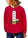 Christmas Santa Claus Pullover Tops Kids Boys Ugly Xmas Long Sleeve Red Costume Sweatshirt Holiday Party Clothes 7-8 Years