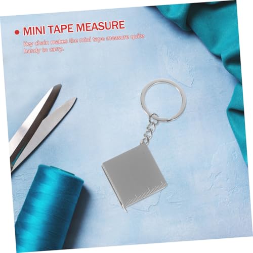 Cinta métrica mini retráctil balacoo con llavero miniatura 7