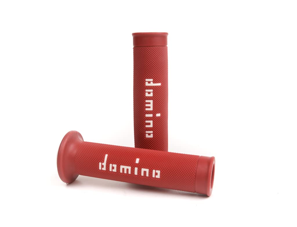 G2 by Domino Moto GP 22mm Handlebar Grips (Red/White)