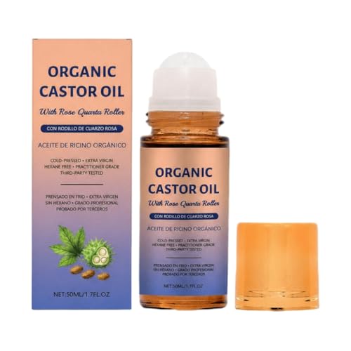 Anti Aging Castor Oil with Rose Quartz Roller Ball - image 1