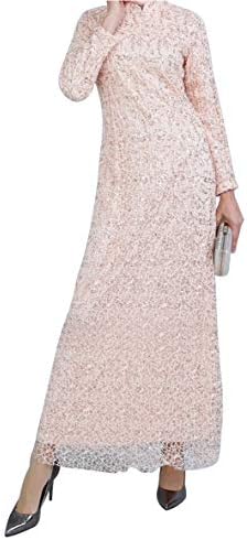 urbandubaifashion Peach Evening wear Maxi Dress for Women Formal wear