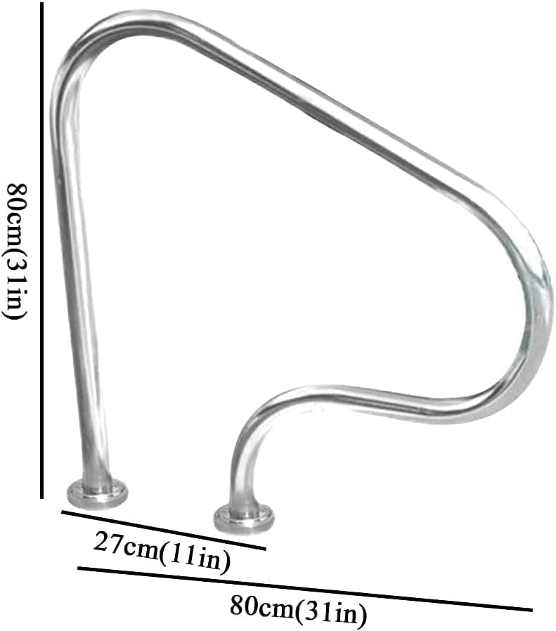 Barandilla de seguridad para piscina plateada 1.5 mm miniatura 6