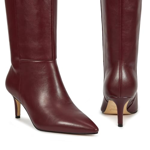 Image of wetkiss Knee High Boots - Pointed Toe & Kitten Heel & Side Full Zipper