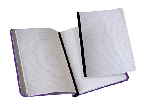 Rekonect Magnetic Notebook Purple (lined, 5 1/2” x 8”, with pocket)