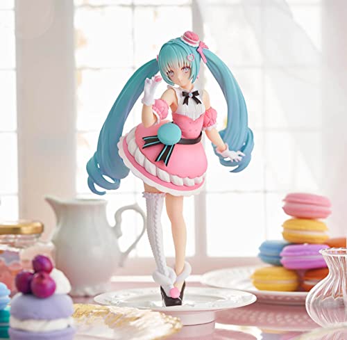 Furyu HATSUNE MIKU - Sweet Sweets Macaroon - Statuette Exceed Creative 21cm, Multicolor