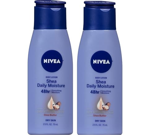Nivea Smooth Sensation Body Lotion 2.5 Fl. Oz. (Pack of 2)
