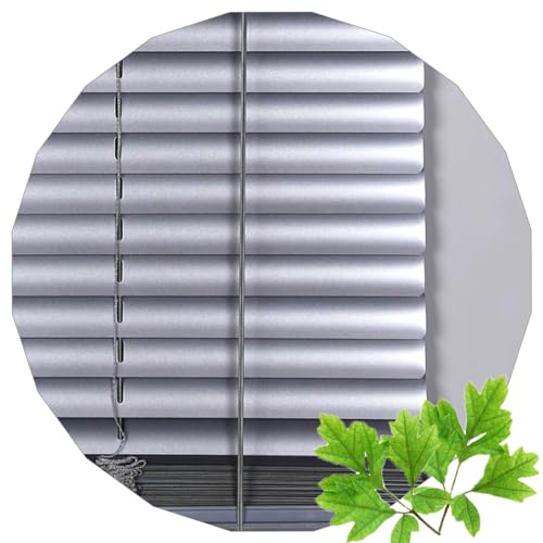 Xrdbfd Horizontal Blinds 40/65/70/95/110/125cm, Metal Aluminium Venetian Blinds, Silver Window Blinds, Blackout Venetian Shades for Home/balcony Windows,WxH-95x175cm/37.4 * 69in