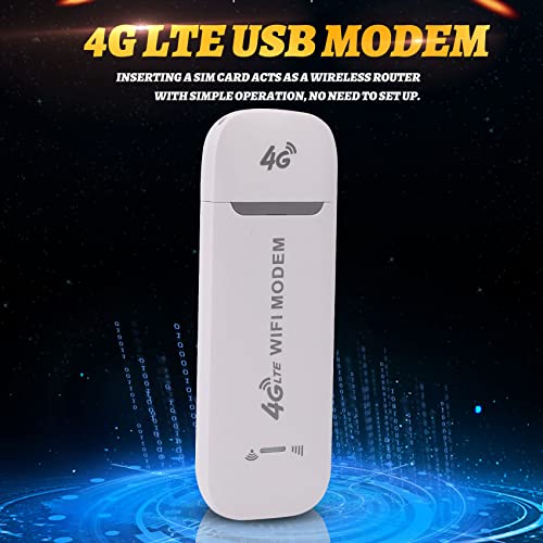Router 4G WiFi Hotspot en Pendrive USB con Ranura SIM LTE Integrada 4