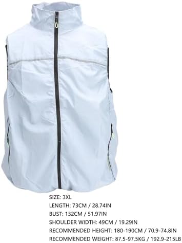 ViaGasaFamido Cooling Vest, USB Dual Fan Adjustable Work Clothes image 4