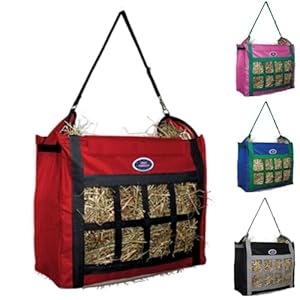 Derby Originals Top Load Hay Bag with Super Tough Bottom (Red/Black)