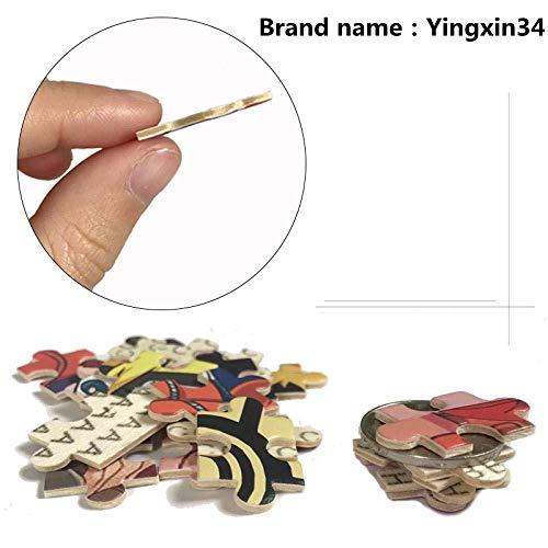 Yingxin34 98 Piece Puzzle - Puzzles for Adults - Puzzles for Kids Wooden Jigsaw Puzzles Games Box and Cross Puzzles 98 Pieces for Adults Kids-20x29cm(7.87x11.41inch)