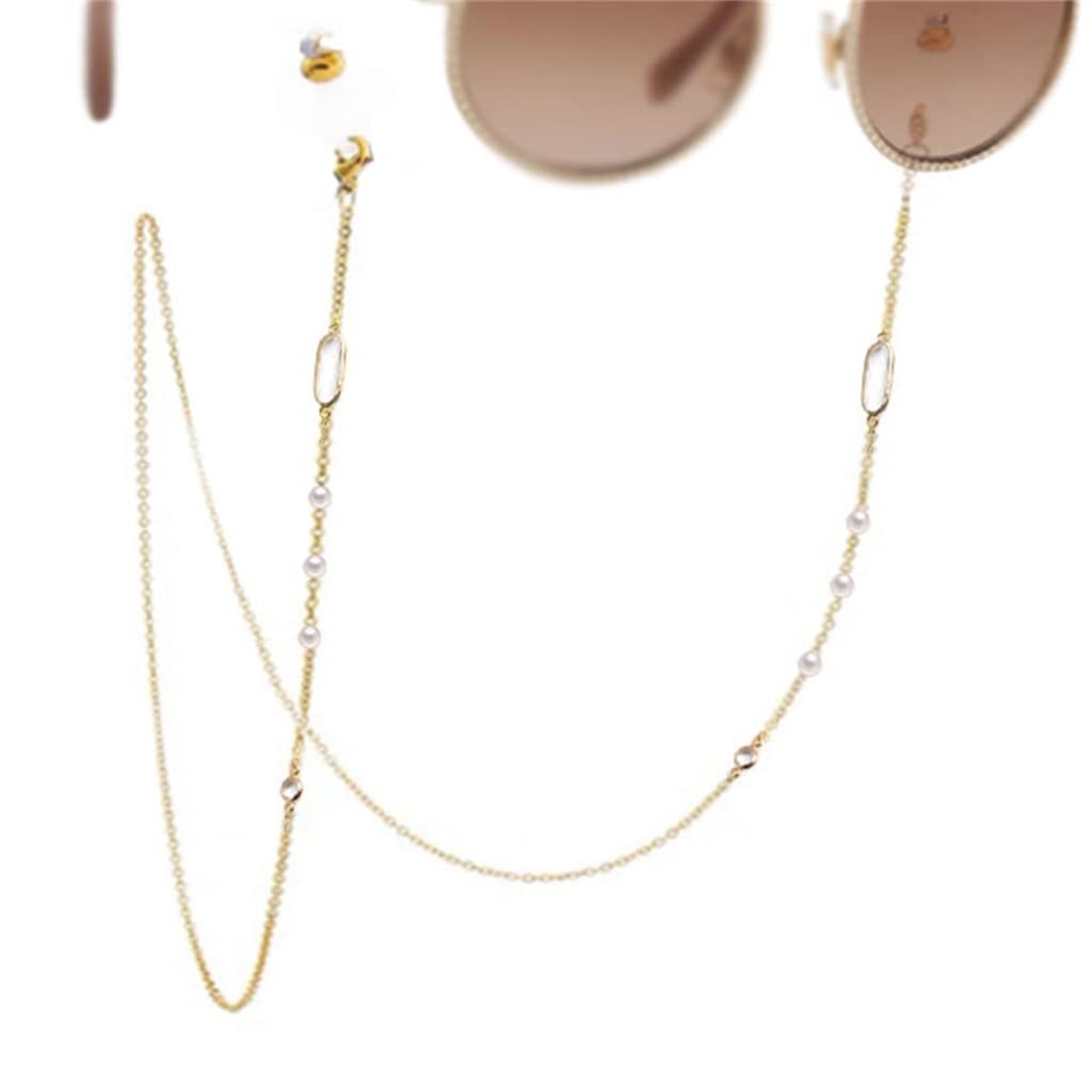 Chaîne de lunettes femmes design vintage avec pendentif raffiné