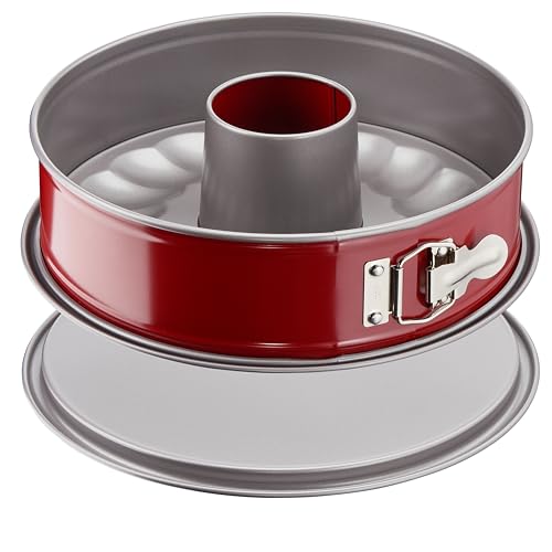 TefalJ 1642814 Delibake Moule A Savarin A Charnière 27 cm Acier Rouge Carbone