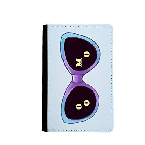 Étui portefeuille passeport et lunettes de soleil multicolore compact