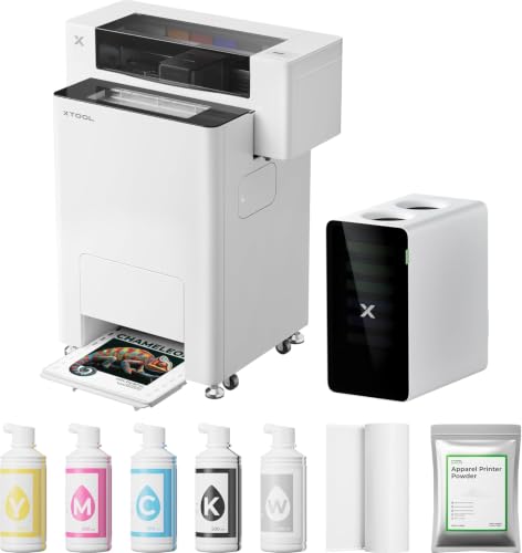 Image of xTool DTF Printer Bundle, 14'' A3 with Shaker Oven and Air Purifier, Dual I1600 Printheads, One-Click Print-to-Bake, Multi-Fabric Compatible, 24 /7 Auto-Maintenance