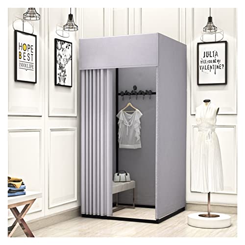 Cabine d'essayage autonome pour salle de sport et bureau | Cloison simple 80x80x200 cm
