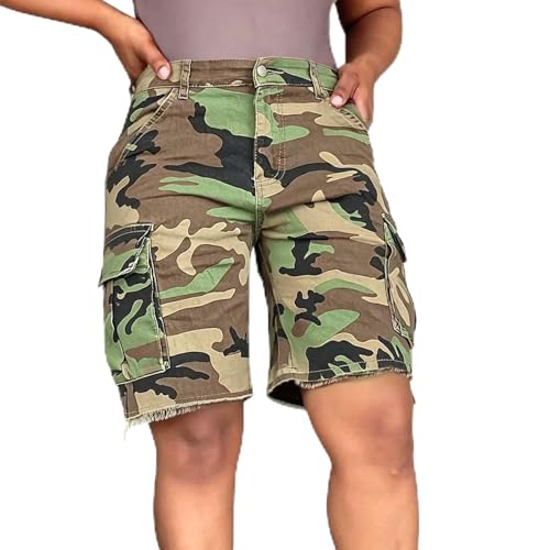 Pantalon de survêtement camouflage femme pour loisirs et travail en plein air