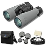 PURSUAL 10x42 Compact Binoculars for Adults High Power for Bird Watching, Hiking, Hunting, Concerts, Travel & Outdoor Adventures. Lightweight & Waterproof providing Crisp, Clear & Bright Images