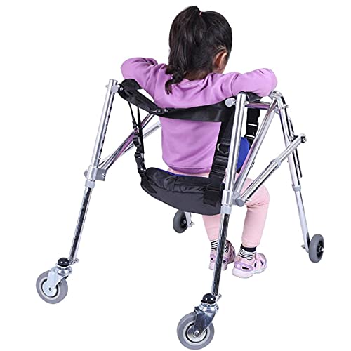 Déambulateur pour enfants handicapés avec roues et cadre médical pliable