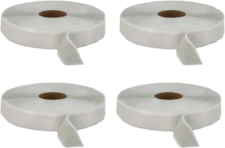 Tough Grade Butyl Seal Tape | RV Rubber Sealant | Leak Proof Butyl Tape for RV Repair, Window, Boat | Sealing EDPM Rubber Roof Patching | Neutral Color (4)