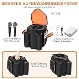 Valveric Torba do przenoszenia, kompatybilna z Bose S1 Pro/S1 Pro+, torba podróżna na przenośne głośniki Bluetooth z wodoodporną ochroną, kieszenie na mikrofon i akcesoria, pasek na ramię (tylko torba