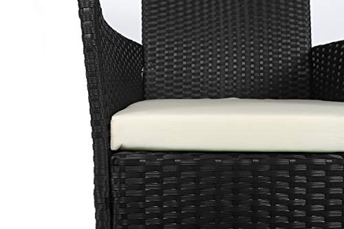 Chicreat Set lounge in polyrattan per interni ed