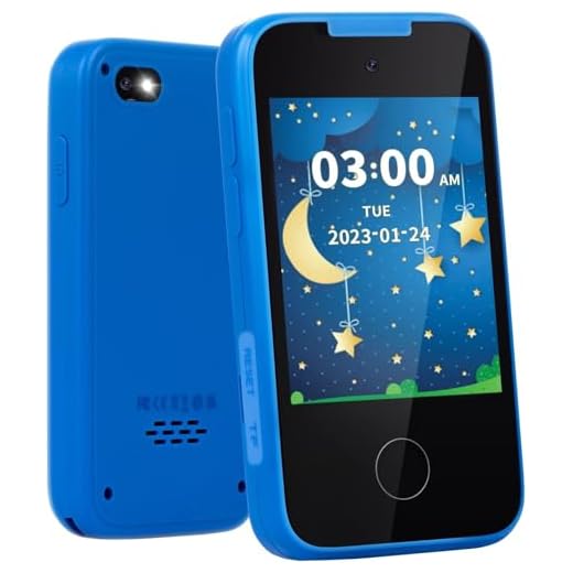 Kids Phone Gifts and Toys for 3-8 Year Olds Boys, Toy Phone with Dual Camera, MP3 Music Player, Games, Habit Tracker Touchscreen Toddler Phone Learning Toy Birthday Gifts for Girls Age 3 4 5 6 7 8