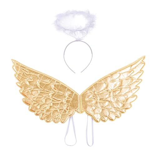 Disfraz de Ángel Blanco para Niñas Talla 10-12 miniatura 6