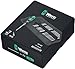 Wera 5059295001 KK 60 Kraftform Bitholding Screwdriver and 3 1/2-Inch Bit Pouch Set, 17-Piece, Multi