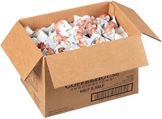 International Delight Coffee Creamer Singles, Half & Half, Shelf Stable Flavored Creamer, 384 Ct, 0.44 FL OZ, Pre-Portioned Creamers