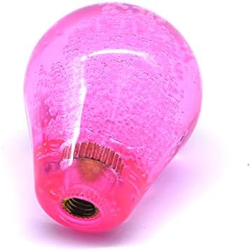 Miniatura 6 de Arcity HY-PJ094-1 - 2 piezas Arcade Joystick Bat Top Cabeza Grande Oval Manija Perilla Tipo Americano Rosa y Azul Transparente para Zippy SANWA